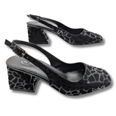 Schoonheid Kadın Arkası Açık Klasik Topuklu Ayakkabı thumbnail 4