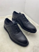 ÇİĞDEM SİYAH BAĞCIKLI HAKİKİ DERİ ERKEK GÜNLÜK AYAKKABI thumbnail 1