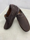 ÇİĞDEM  Unisex KAHVERENGİ HAKİKİ NUBUK DERİ TIMBIRLEND (8017) - 4