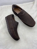 ÇİĞDEM  Unisex KAHVERENGİ HAKİKİ NUBUK DERİ TIMBIRLEND (8017) - 5