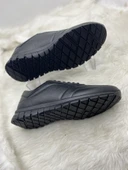 VOYAGER GERÇEK DERİ LASTİK BAĞLI SİYAH KADIN AYAKKABI (8439) thumbnail 2