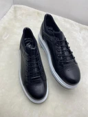 VOYAGER 4190 SİYAH BEYAZ TABANLI ERKEK DERİ CASUAL AYAKKABI thumbnail 5