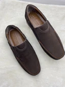 ÇİĞDEM  Unisex KAHVERENGİ HAKİKİ NUBUK DERİ TIMBIRLEND (8017) - 7