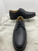 ÇİĞDEM GERÇEK DERİ TOPUK JELLİ SİYAH BAĞLI ÖZEL SERİ AYAKKABI thumbnail 2