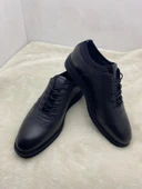 ÇİĞDEM SİYAH BAĞCIKLI HAKİKİ DERİ ERKEK GÜNLÜK AYAKKABI thumbnail 7