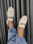 İRİDİAN-GERÇEK DERİ KADIN KALIN TABAN OXFORD AYAKKABI thumbnail 2