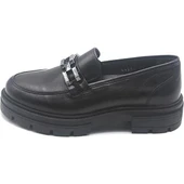 İRİDİAN-GERÇEK DERİ KADIN KALIN TABAN OXFORD AYAKKABI thumbnail 3