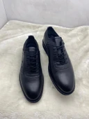 ÇİĞDEM SİYAH BAĞCIKLI HAKİKİ DERİ ERKEK GÜNLÜK AYAKKABI thumbnail 8