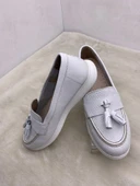 ÇİĞDEM BEYAZ HAKİKİ DERİ PÜSKÜLLÜ TİMBERLAND BABET (A2) thumbnail 2