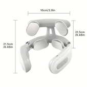 Valkyrie Şarjlı Mikro Elektrikli Omuz ve Boyun Masaj Aleti Isıtmalı 4 Mod 16 Kademe Servikal - 8