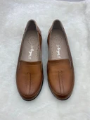 ÇİĞDEM TABA HAKİKİ DERİ HAFİF DOLGU TOPUK ANNE AYAKKABISI (ARY) thumbnail 5