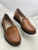 ÇİĞDEM TABA HAKİKİ DERİ HAFİF DOLGU TOPUK ANNE AYAKKABISI (ARY) thumbnail 11