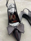 ÇİĞDEM GÜMÜŞ SATEN FİYONKLU,TAŞLI TOPUKLU AYAKKABI (ENZ) thumbnail 11