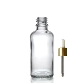 50ml şeffaf cam damlalıklı, 12 adet, Sarı Kapak Beyaz Emzik, Ecza şişesi, Damlalıklı şişe, propolis şişesi, damlatmalı şişe, saç serum şişesi, ecza şişesi - 1