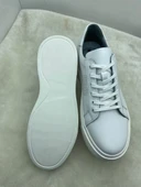 ÇİĞDEM GERÇEK DERİ BEYAZ TABANLI ERKEK SPOR AYAKKABI (HDY) thumbnail 3