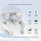 Valkyrie Şarjlı Mikro Elektrikli Omuz ve Boyun Masaj Aleti Isıtmalı 4 Mod 16 Kademe Servikal - 5