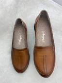 ÇİĞDEM TABA HAKİKİ DERİ HAFİF DOLGU TOPUK ANNE AYAKKABISI (ARY) thumbnail 6