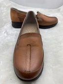 ÇİĞDEM TABA HAKİKİ DERİ HAFİF DOLGU TOPUK ANNE AYAKKABISI (ARY) thumbnail 10