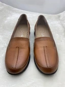 ÇİĞDEM TABA HAKİKİ DERİ HAFİF DOLGU TOPUK ANNE AYAKKABISI (ARY) thumbnail 2