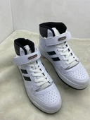 ÇİĞDEM BEYAZ-SİYAH DERİ KADIN BİLEKLİ SPOR AYAKKABI thumbnail 1