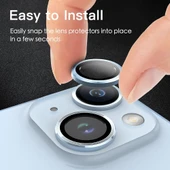 iPhone 14 / iPhone 14 Plus Raze Metal Kamera Lens Koruyucu - 8