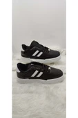 CONSEPT  Unisex SİYAH BEYAZ ÇİZGİLİ DERİ SPOR AYAKKABI - 3