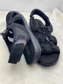 VOYAGER 4722 SİYAH HAKİKİ NUBUK DERİ SANDALET thumbnail 6