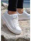 ÇİĞDEM DERİ YÜKSEK TABAN KADIN GÜNLÜK SPOR AYAKKABI thumbnail 9