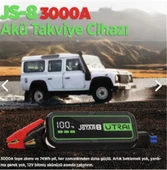 ULTRAI Jstar 8 20000mAh 3000A Jump Starter Taşınabilir Araç Akü Şarj Bataryası - 2
