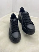 ÇİĞDEM SİYAH DERİ YÜKSEK TABAN KADIN SPOR AYAKKABI thumbnail 7