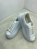 ÇİĞDEM SİYAH DERİ YÜKSEK TABAN KADIN SPOR AYAKKABI thumbnail 11