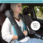 Valkyrie Şarjlı Shiatsu Bel Bacak Ayak Sırt Boyun Masaj Aleti Isıtmalı 8 Nodüllü 1. Kalite Rahatlatıcı Kas Gevşetici Masaj Cihazı - 5
