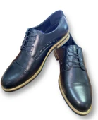 VOYAGER SİYAH BAĞLI CASUAL ERKEK DERİ AYAKKABI (3414) thumbnail 2