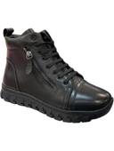 PEPİTA 9913 ORTOPEDİK FERMUARLI BİLEK BOY DERİ KADIN BOT - 3