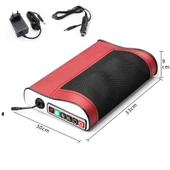 Valkyrie Elektrikli Masaj Yastığı Isıtmalı Yoğurmalı Kademeli Boyun Bel Sırt Bacak Masajı Araç Çakmaklıklı Adaptörlü - 5