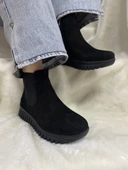 ÇİĞDEM GERÇEK NUBUK DERİ KISA KADIN BOT (ENZO B1) thumbnail 1