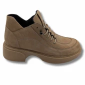 Passo - Kadın Gerçek Nubuk Deri Kısa Bot thumbnail 4