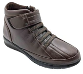 VOYAGER GERÇEK DERİ SİYAH LASTİKLİ, CIRTLI, ORTOPEDİK KADIN BOT (7118) thumbnail 3