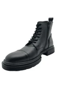 SCOLL YANDAN FERMUARLI ERKEK GERÇEK DERİ  BOT thumbnail 3