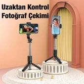 HOCO K17 Bluetooth Uzaktan Kontrol Selfie Çubuğu Tripod Mini Canlı Yayın Standı - 2