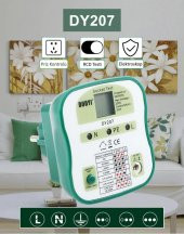 DUOYI DY207 Priz Topraklama RCD Test Cihazı - 2