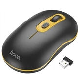 HOCO GM21 Platinium 1600dPi 2.4G Bluetooth Kablosuz Optik Mouse Siyah - 1