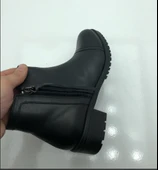 BURÇ GERÇEK DERİ YANI PÜSKÜLLÜ BOT (B7) thumbnail 1