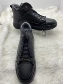 ÇİĞDEM GERÇEK DERİ LASTİK BAĞLI İÇİ KÜRKLÜ BİLEK BOY BOT (GAMZE725) thumbnail 2