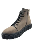 VOYAGER GERÇEK NUBUK DERİ KALIN TABAN SİYAH ERKEK BOT thumbnail 2