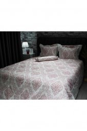 Serenat Çift Kişilik Yatak Örtüsü Pudra thumbnail 7