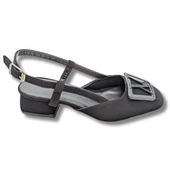 Distinction - Şık ve Rahat Kadın Arkası Açık Topuklu Babet thumbnail 5