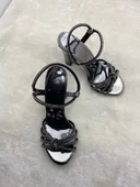 ÇİĞDEM PLATİN PLATFORM TAŞLI ABİYE AYAKKABI (UĞL) thumbnail 3