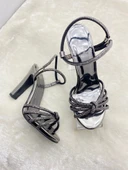 ÇİĞDEM PLATİN PLATFORM TAŞLI ABİYE AYAKKABI (UĞL) thumbnail 7