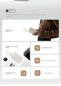 Xiaomi Pocket Edition Pro P15ZM Bej 10000 mAh Type-C Kablolu Hızlı Şarj Powerbank (Xiaomi Türkiye Garantili) - 7
